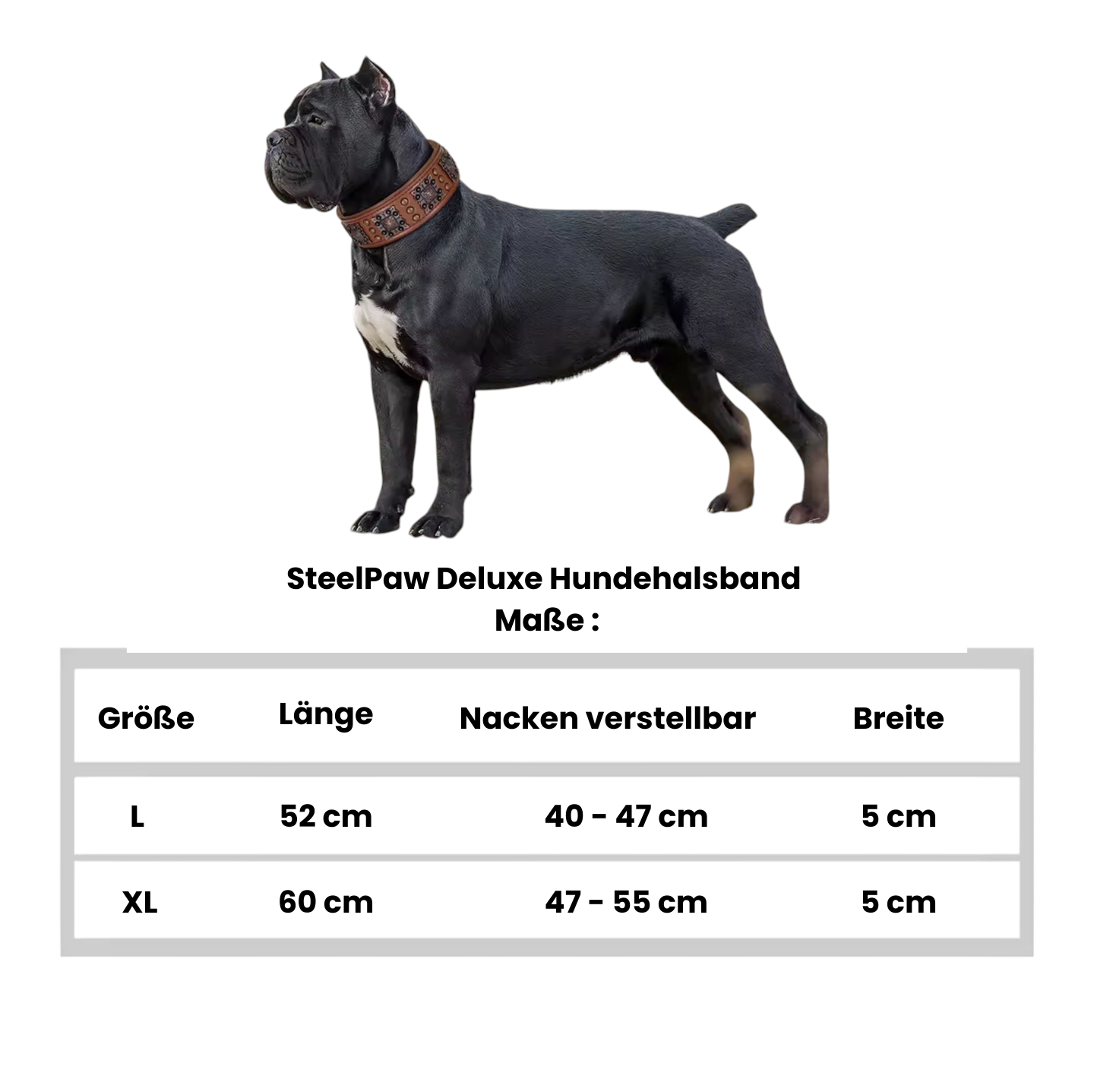 SteelPaw Deluxe Hundehalsband