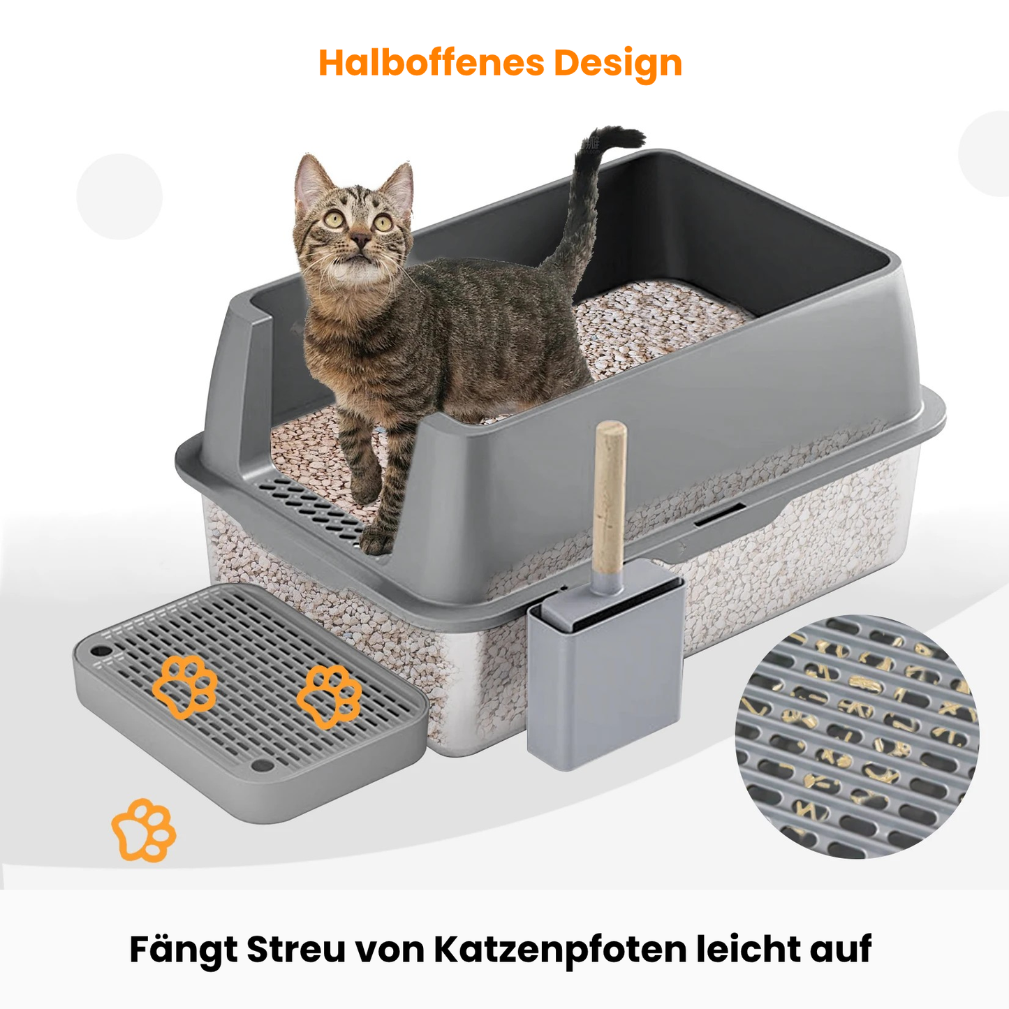 Purrfect Steel Edelstahl-Katzentoilette