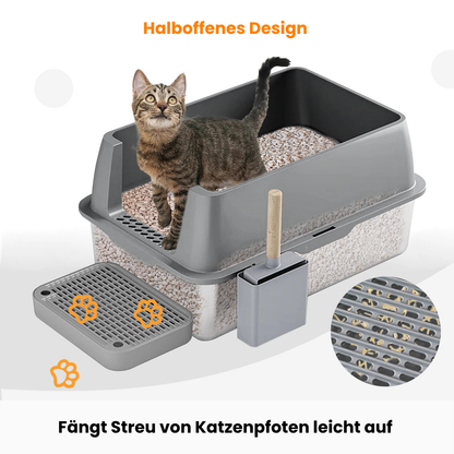 Purrfect Steel Edelstahl-Katzentoilette