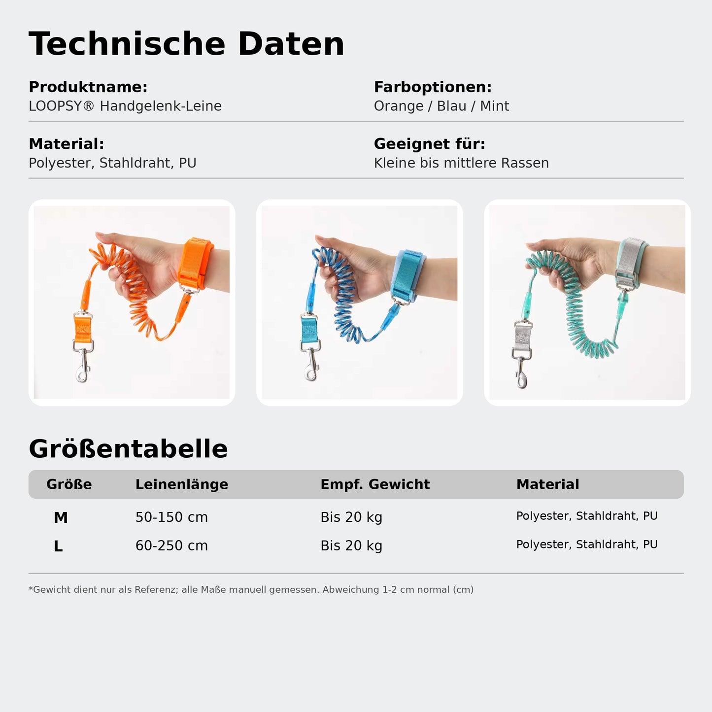 LOOPSY Freihand-Hundeleine