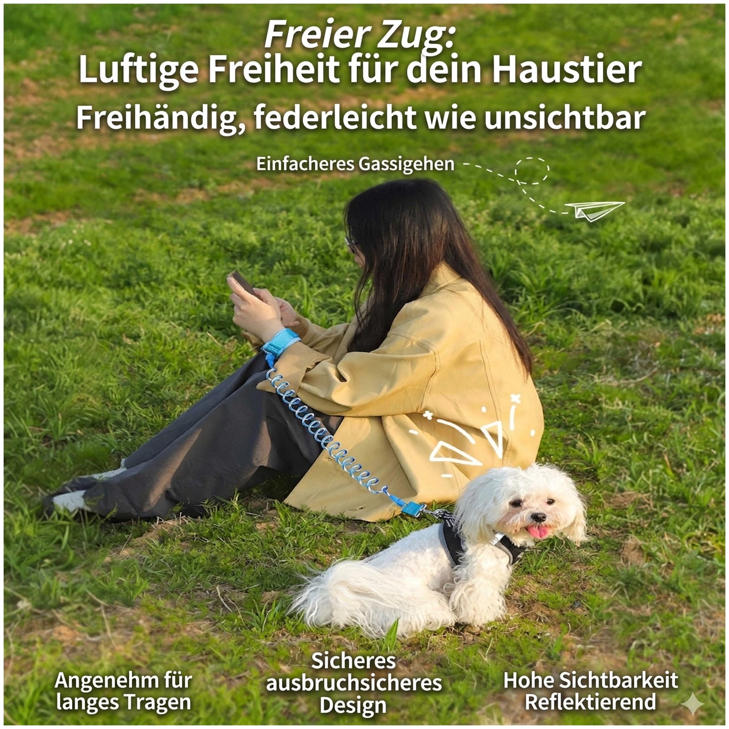 LOOPSY Freihand-Hundeleine